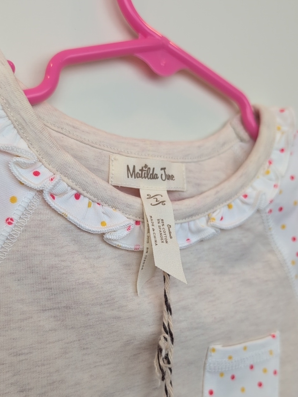 Matilda Jane Polka Dot T Size 2 NWT - Picture 4 of 6